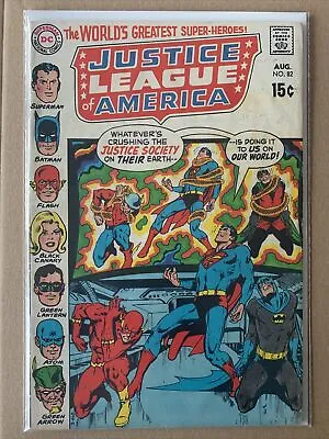 Buy DC Comics Justice League Of America #82 1970 Neal Adams Bronze Age • 15.99£