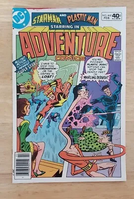 Buy Adventure Comics Vol 46 Issue 468 Vintage Starman & Plastic Man DC Comics 1980 • 14.48£