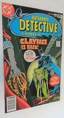 Buy Batman In Detective Comics #478 Marshall Rogers Clayface Nm 9.4  1978 • 58.09£
