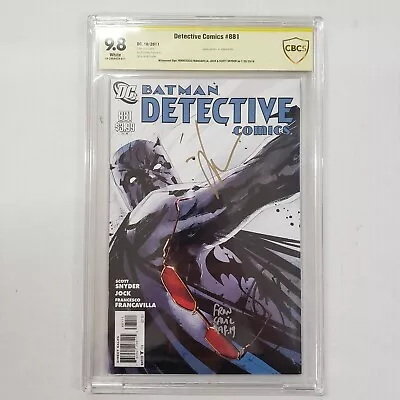 Buy Detective Comics #881 CBCS NOT CGC 9.8 SS 3x Signed Jock, Snyder & Francavilla • 201.06£