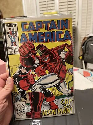 Buy Captain America #341 (1968) ~ 1st Lamar Hoskins As Battlestar ~ Vf/nm 9.0 • 3.99£