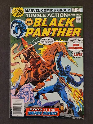 Buy Jungle Action #22 VF/VF+ 1976 Black Panther KKK Cover Rich Buckler COPY B • 19.75£