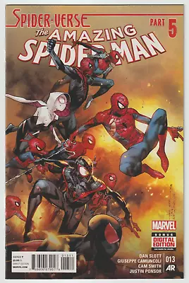 Buy Amazing Spider-Man #13 Vol 3 2015 Spider-Verse Part 5 Marvel Spiderverse • 5.79£