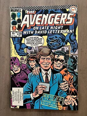 Buy Avengers # 239 - Appearance By David Letterman Issue High Grade • 9.49£