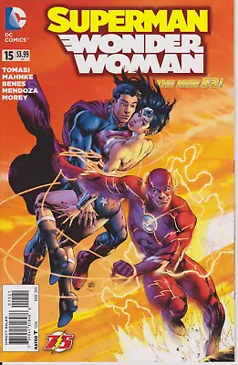Buy Superman / Wonder Woman Issue #15 Comic Book. Flash Variant Cover. DC 2015 • 3.21£