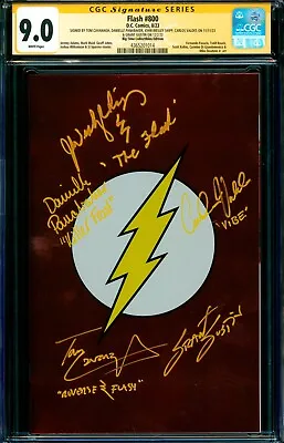 Buy Flash #800 RED FOIL VARIANT CGC SS Signed X5 Gustin Shipp Panabaker Cavanagh • 402.10£