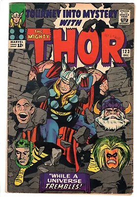 Buy Journey Into Mystery Thor #123 (1965) - Grade 4.5 - While A Universe Trembles! • 31.72£