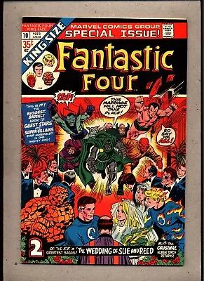 Buy Fantastic Four King-size Annual #10_1973_very Fine+_bronze Age Special Issue! • 1.20£
