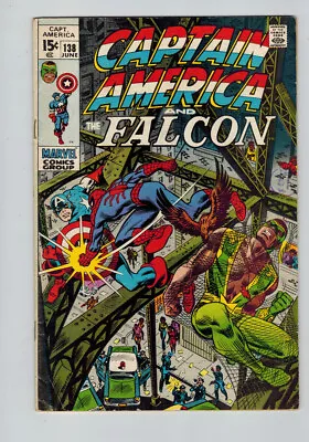 Buy Captain America (1968) # 138 (5.0-VGF) (919498) The Falcon Spider-Man 1971 • 20.25£