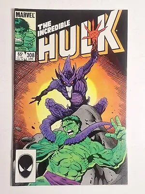 Buy INCREDIBLE HULK #308 -1985 Marvel- NM Condition-Hi-Res Images • 6.27£