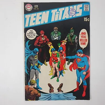 Buy Teen Titans No 25 Comic Book DC Comics February 1970 • 17.99£