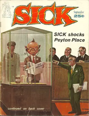 Buy SICK MAGAZINE #8 - September 1961 -  AMERICAN BANDSTAND, ,  PEYTON PLACE,  MORE! • 27.58£