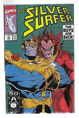 Buy Silver Surfer Vol.3 #45 Marvel Comics 1991 Thanos Vs Mephisto Cgc It! 9.4/nm- • 23.61£