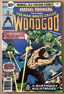 Buy Marvel Premiere 31, Woodgod, 1976, Fn-, FREE UK POST • 4.50£