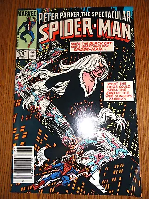 Buy Peter Parker Spectacular Spider-man #90 Newsstand Black Cat Key 1st Print Marvel • 35.73£