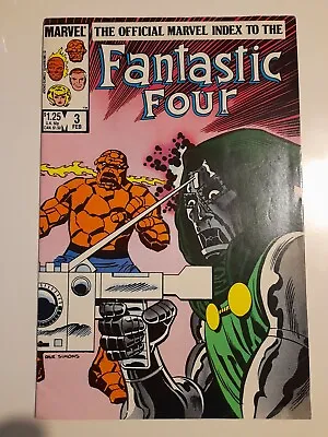 Buy Official Marvel Index To The Fantastic Four #3 Feb 1986 VGC 4.0 • 3.50£
