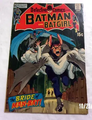 Buy Detective Comics #407 1971 Nice Fn Neal Adams Man-bat Cover+art +batgirl • 40.99£