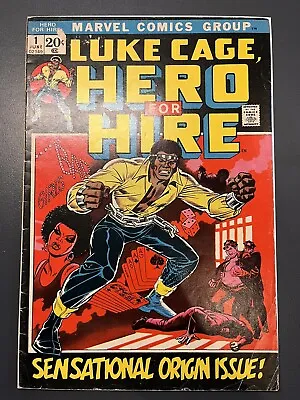 Buy Hero For Hire #1 (Marvel Comics 1972) 1st Luke Cage 💎 🔑 • 156.68£