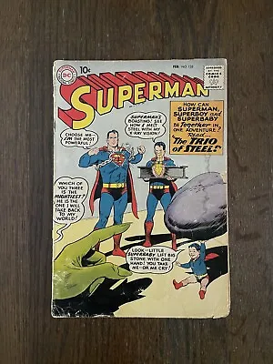 Buy Vintage Superman Comic  #135 - 1960 / Silver Age / Super Boy / Super Baby • 19.08£