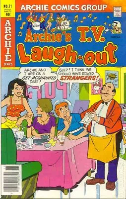 Buy Archie's TV Laugh Out #71 FN 6.0 1979 Stock Image • 3.76£