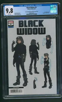 Buy Black Widow #6 CGC 9.8 2nd Printing 1:25 Casagrande Design Variant • 54.74£