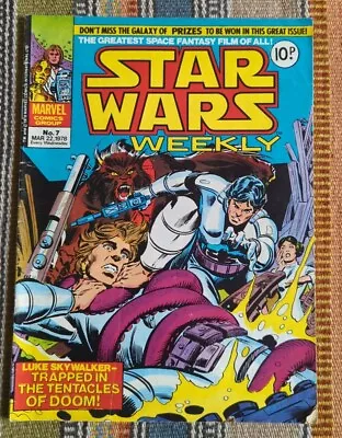 Buy Marvel Comics Group - Star Wars Weekly No. 7 (Mar 22, 1978. Vintage Comic. ) • 6.75£