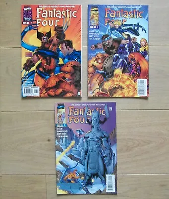 Buy FANTASTIC FOUR (vol.2) #7-9 - Marvel 1997 - Heroes Reborn - Jim Lee - VF/NM • 9.49£
