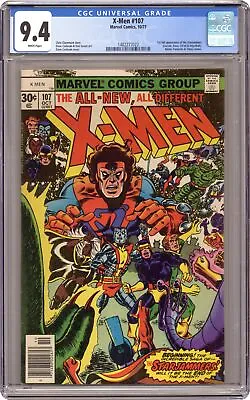 Buy Uncanny X-Men #107 CGC 9.4 1977 1482277022 1st Full App. Starjammers • 634.68£