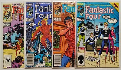 Buy Fantastic 4 Four: #285 287 289 291 - ACTION COMICS #1 HOMAGE Marvel SET 1986 LOT • 7.89£