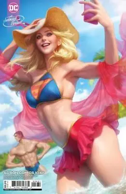 Buy DC Action Comics #1046 Cover C Artgerm Swimsuit Supergirl Variant NM • 8.82£