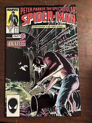 Buy Peter Parker The Spectacular Spider-Man #131 (1987) Marvel Comics - Kraven Pt 3 • 9.46£