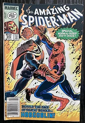 Buy Amazing Spider-Man #250 VF-/VF Copper Age Marvel Comics. Hobgoblin Cover  • 30£
