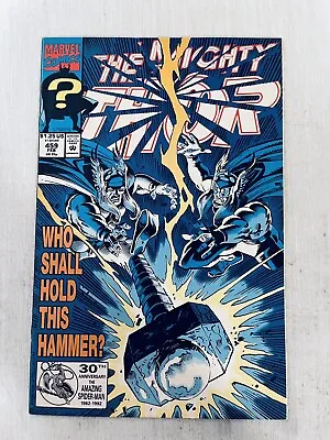 Buy The Mighty Thor #459 Marvel 1992 Eric Masterson Becomes Thunderstrike Vf/nm • 10.19£