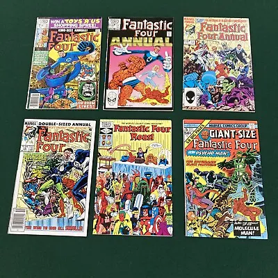 Buy Giant-Size Fantastic Four #5, Annual 15, 17, 18, 19 And FF Roast. Stan Lee Kirby • 19£