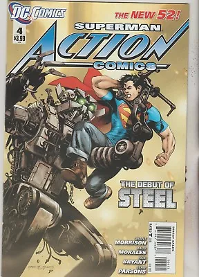 Buy Dc Comics Action Comics #4 New 52 February 2012 1st Print Nm • 4.95£