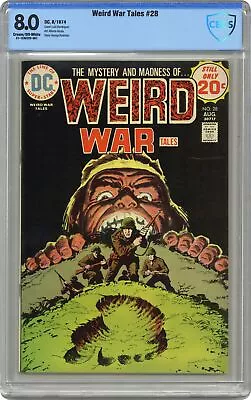 Buy Weird War Tales #28 CBCS 8.0 1974 21-1EAEE22-387 • 43.17£