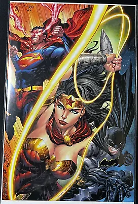 Buy Justice League #1 WONDER WOMAN Tyler Kirkham VIRGIN BATMAN SUPERMAN DC COMICS • 31.97£