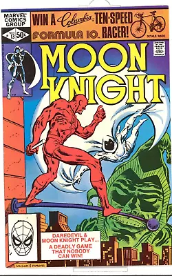 Buy Moon Knight #13 Near Mint (9.4) 1980 Marvel Comics Daredevil Cover Too! • 27.63£
