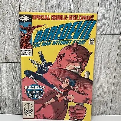 Buy April 1982 Daredevil #181 Marvel Comics Bullseye Vs. Elektra • 38.54£