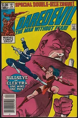Buy Marvel Comics DAREDEVIL #181 Death Of Elektra 1981 VF!  • 23.98£
