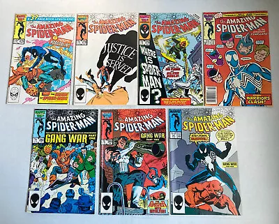 Buy Amazing Spider-Man #275 - 287 Lot 7 Issues HOBGOBLIN, PUNISHER 1986-87 VF - NM • 15.99£
