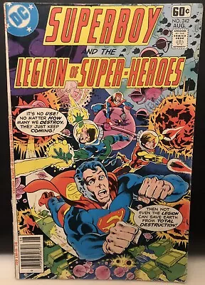 Buy Superboy Legion Of Superheroes #242 Comic , Dc Comics Reader Copy • 0.99£