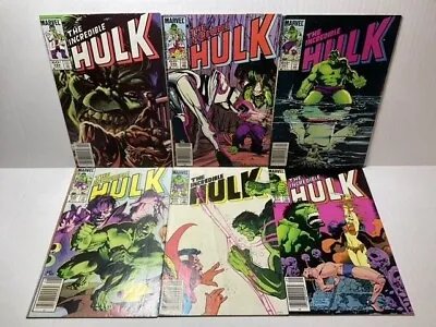 Buy The Incredible HULK Comic Books (Lot Of 6: Issue 294, 296, 297, 298, 299 & 311)  • 23.99£