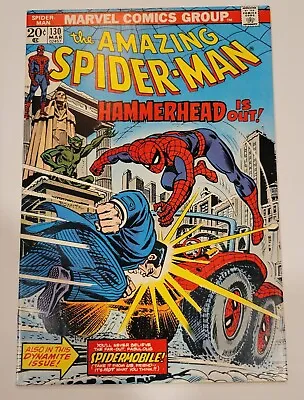 Buy AMAZING SPIDER-MAN #130 1974 1st APP SPIDER BUGGY, Hammerhead Jackyl Cover  NM- • 40.03£