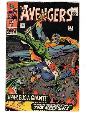 Buy Avengers #31 (1966) - Grade 7.0 - Never Bug A Giant - Don Heck Cover! • 55.21£