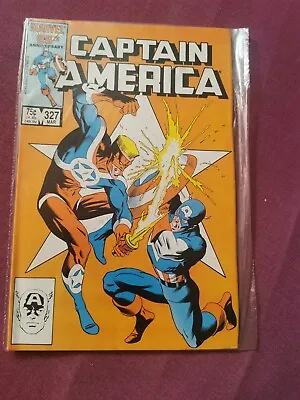 Buy Captain America # 327 Vs Super Patriot (John Walker, Future Cap & US Agent) NM • 14£