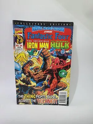 Buy Vintage Marvel Heroes Reborn Fantastic Four Iron Man Hulk No.26 Comic 1999 • 3.99£