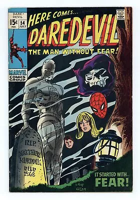 Buy Daredevil #54 VG+ 4.5 1969 • 15.61£