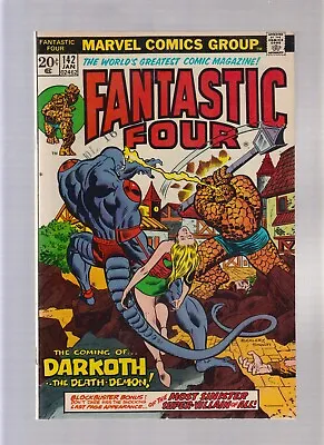 Buy Fantastic Four #142 - Joe Sinnott Cover Art! (6.5) 1974 • 11.87£