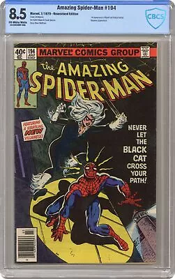 Buy Amazing Spider-Man 194N Newsstand Variant CBCS 8.5 1979 23-20C9BBF-006 • 268.81£
